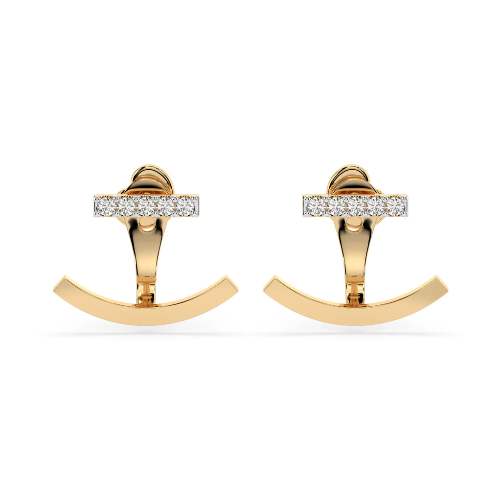 Minimalism Earring (Round), 0.15 ct — 102-10084