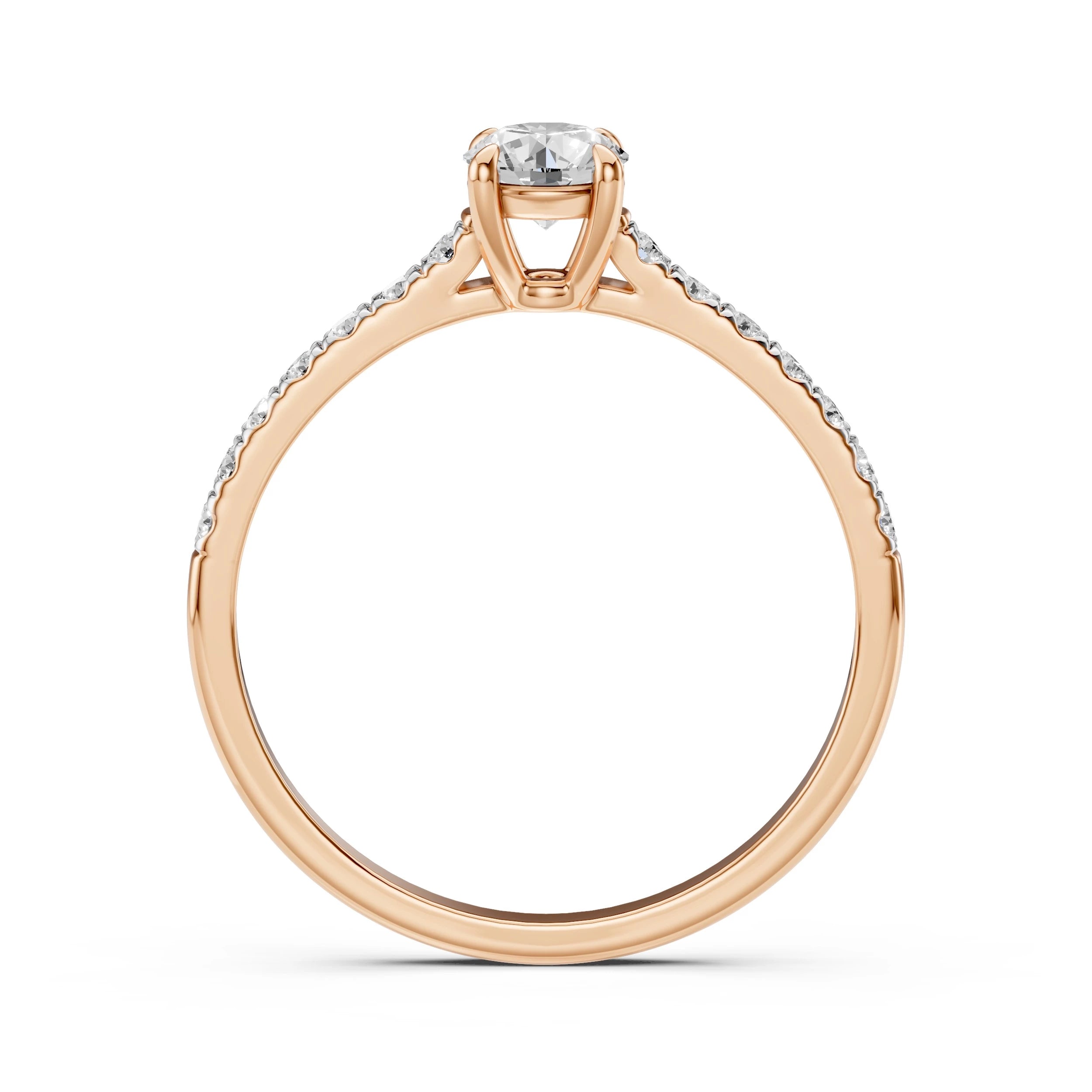 Solitaire Eternity Ring (Round), 0.4 ct — 101-10094(4.7)