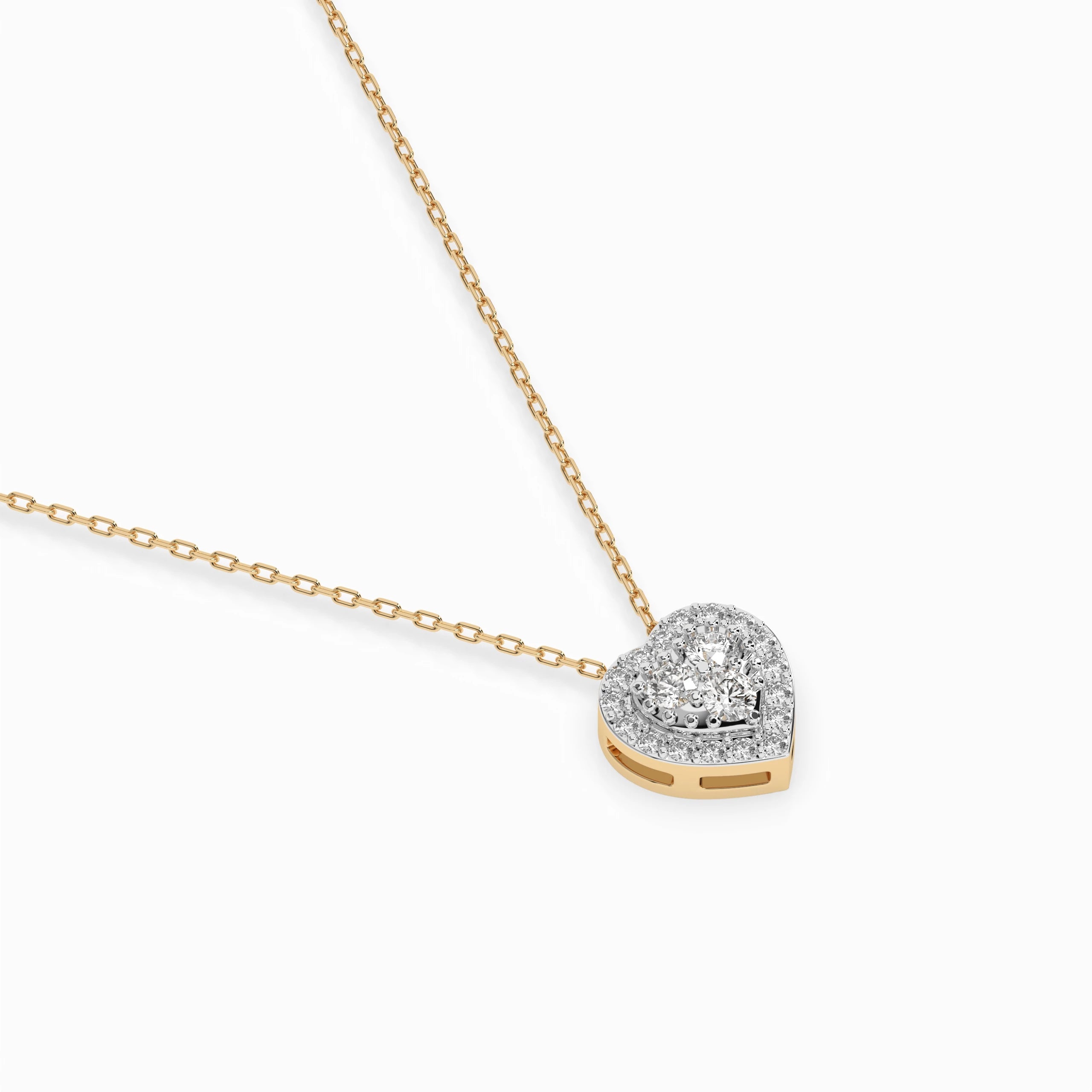 Illusion Necklace (Round), 0.08 ct — 104-10062