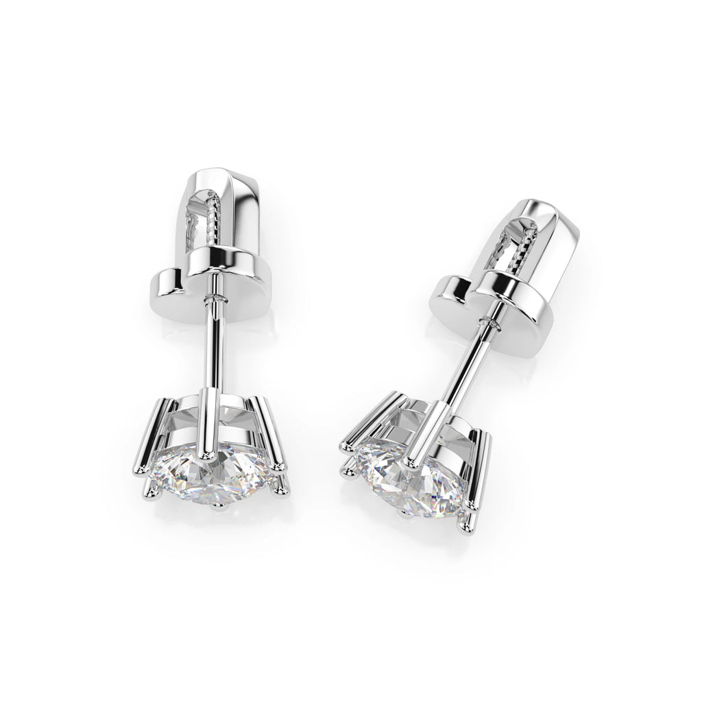 Solitaire Butterfly Earring (Round), 1.0 ct — 102-10151(5.1)