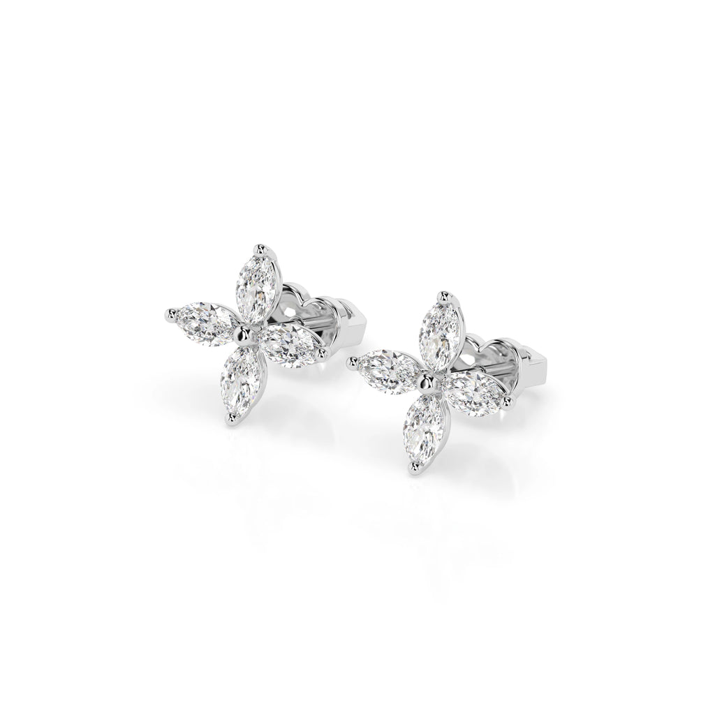 Illusion Earring (Marquise), 0.8 ct — 102-10193V1