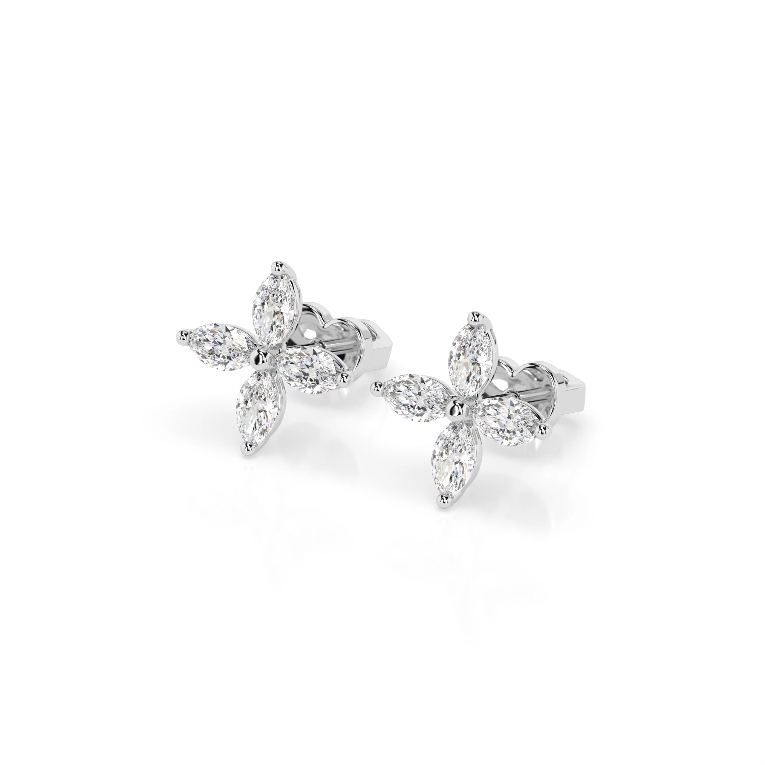 Illusion Earring (Marquise), 0.8 ct — 102-10193V1