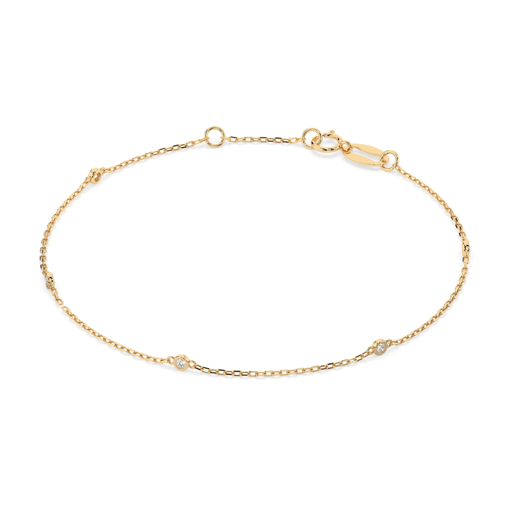 Minimalism Bracelet (Round), 0.07 ct — 105-10008/5(1.4)