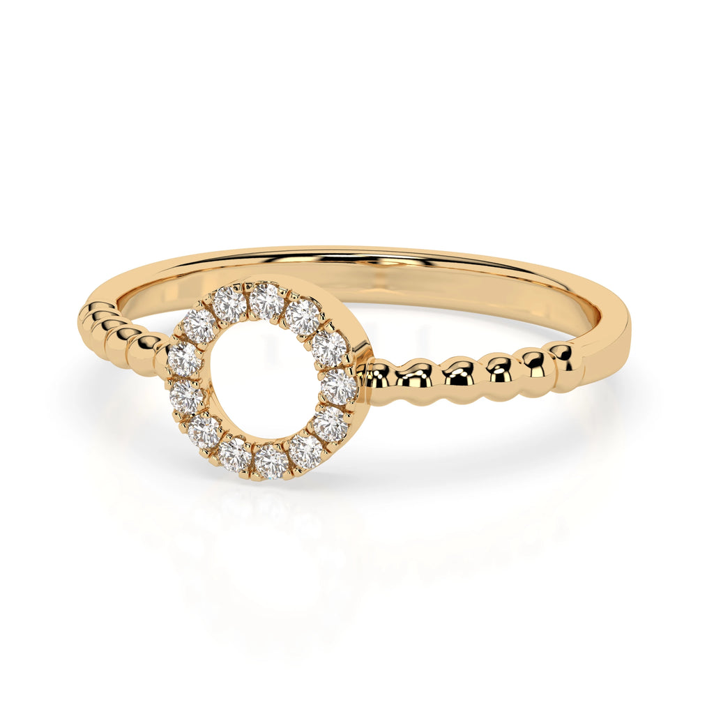 Minimalism Ring (Round), 0.08 ct — 101-10055