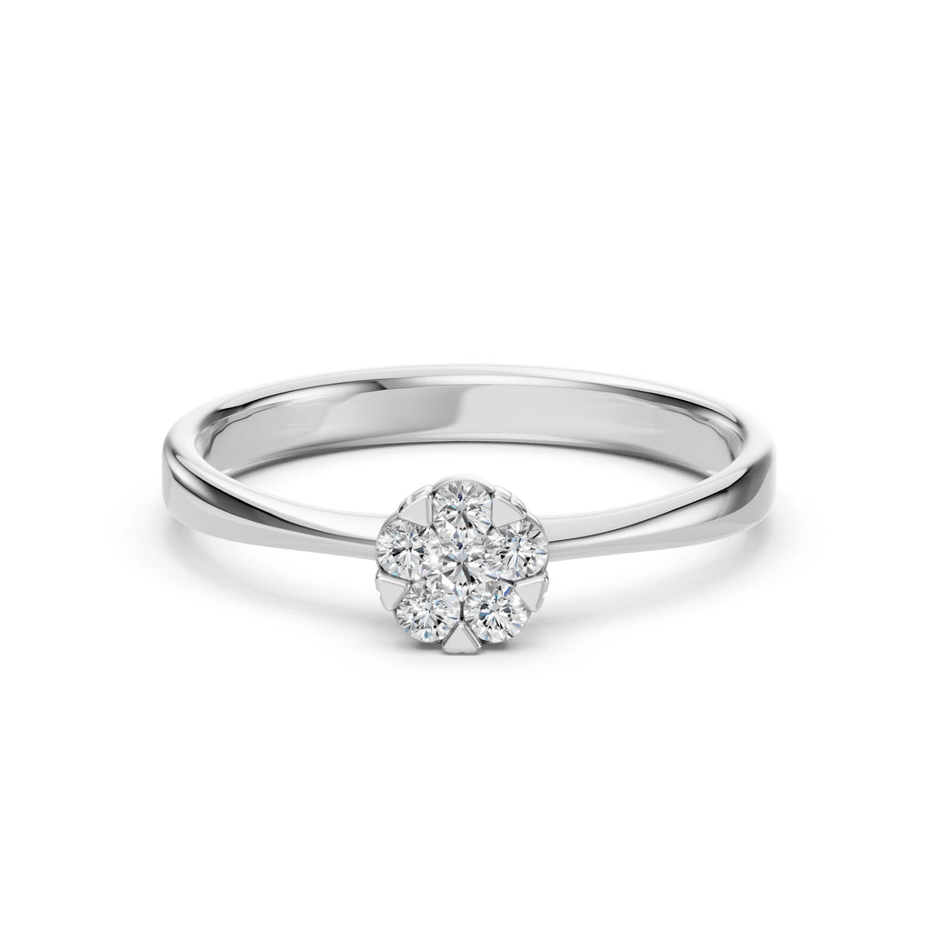 Illusion Ring (Round), 0.06 ct — 101-10015/1(2.5)
