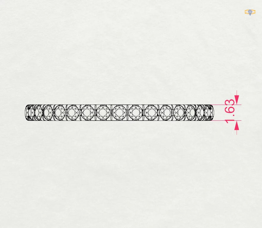 Eternity Ring (Round), 0.26 ct — 101-10111