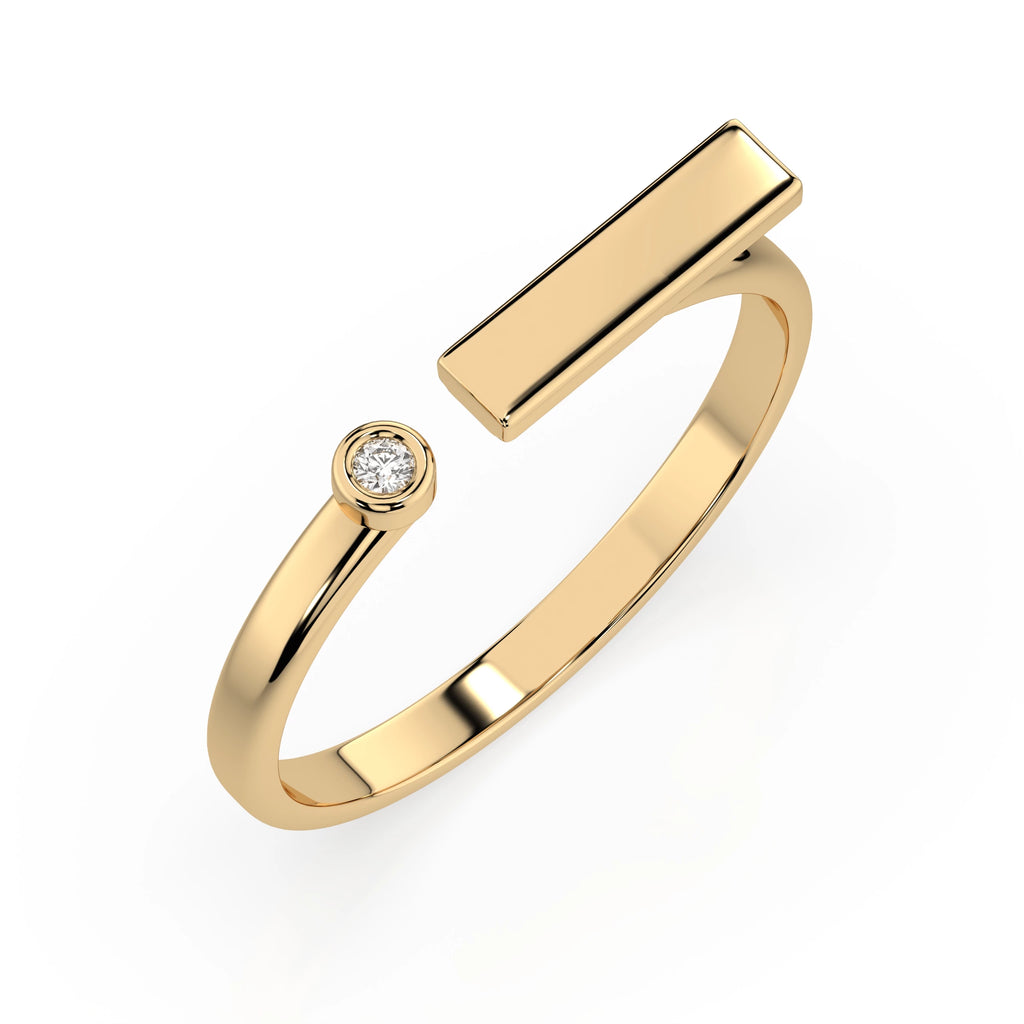 Minimalism Ring (Round), 0.02 ct — 101-10066