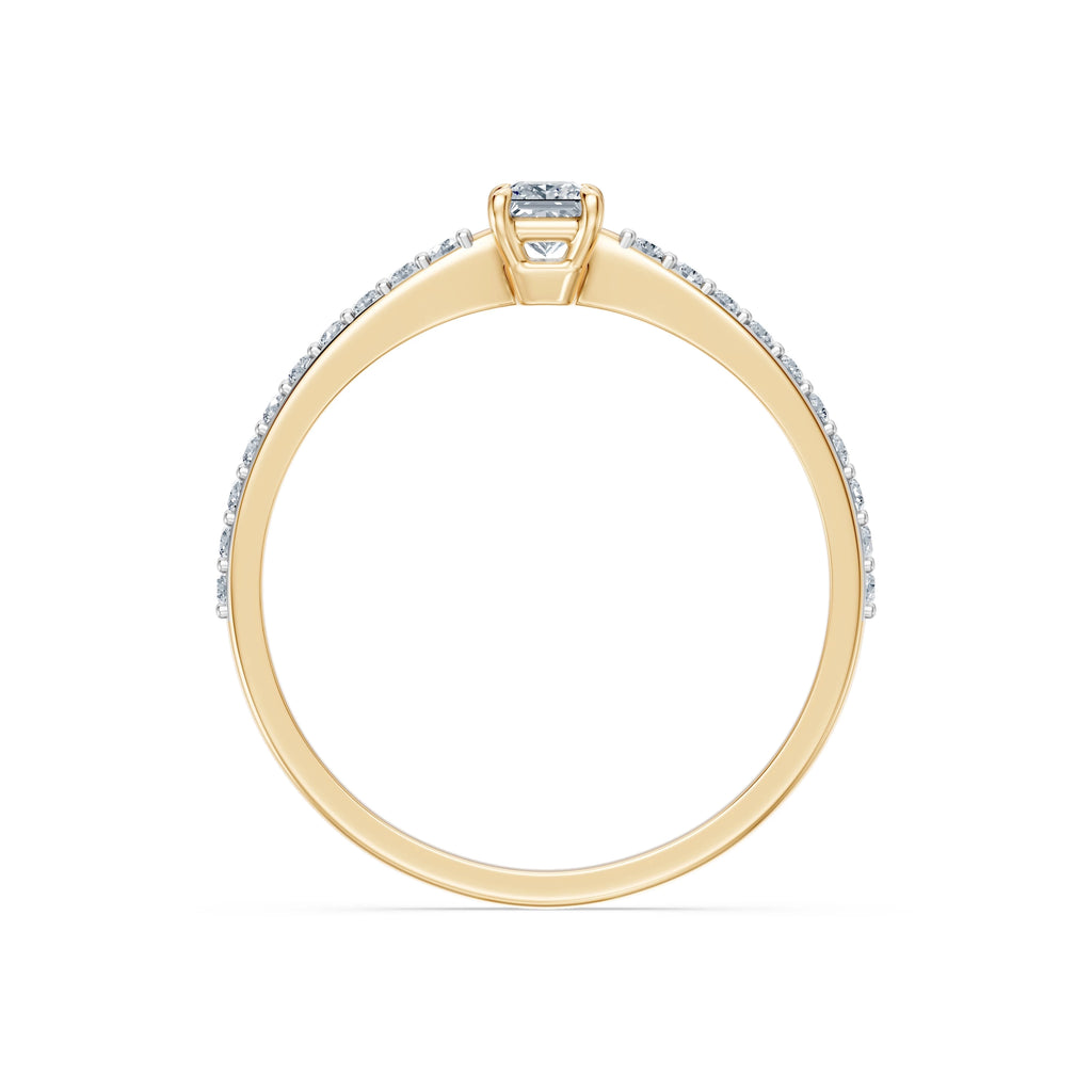 Solitaire Ring, 0.17 ct — 101-10116/2(3.0)PR