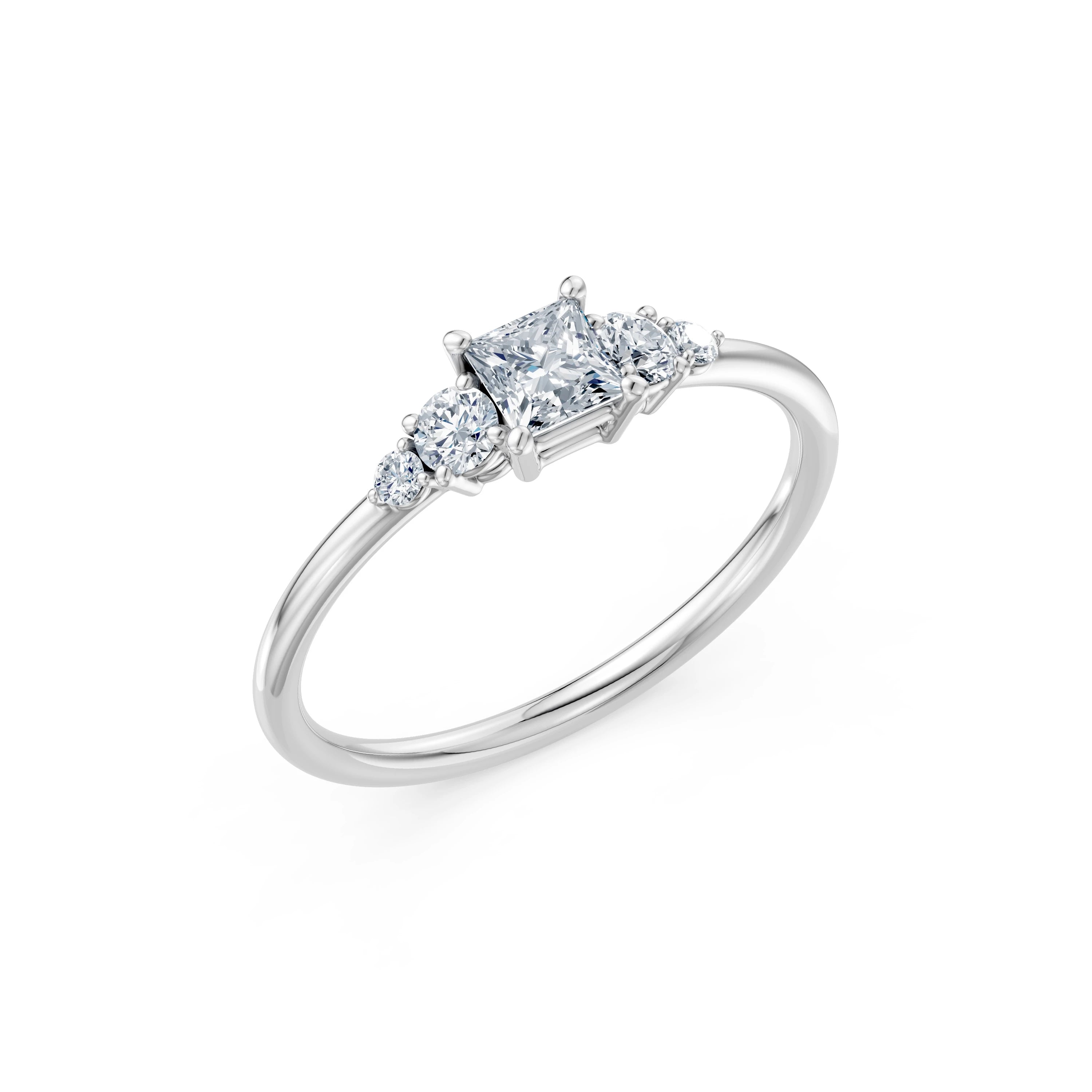 Solitaire Eternity Ring, 0.3 ct — 101-10143(0.30)PR