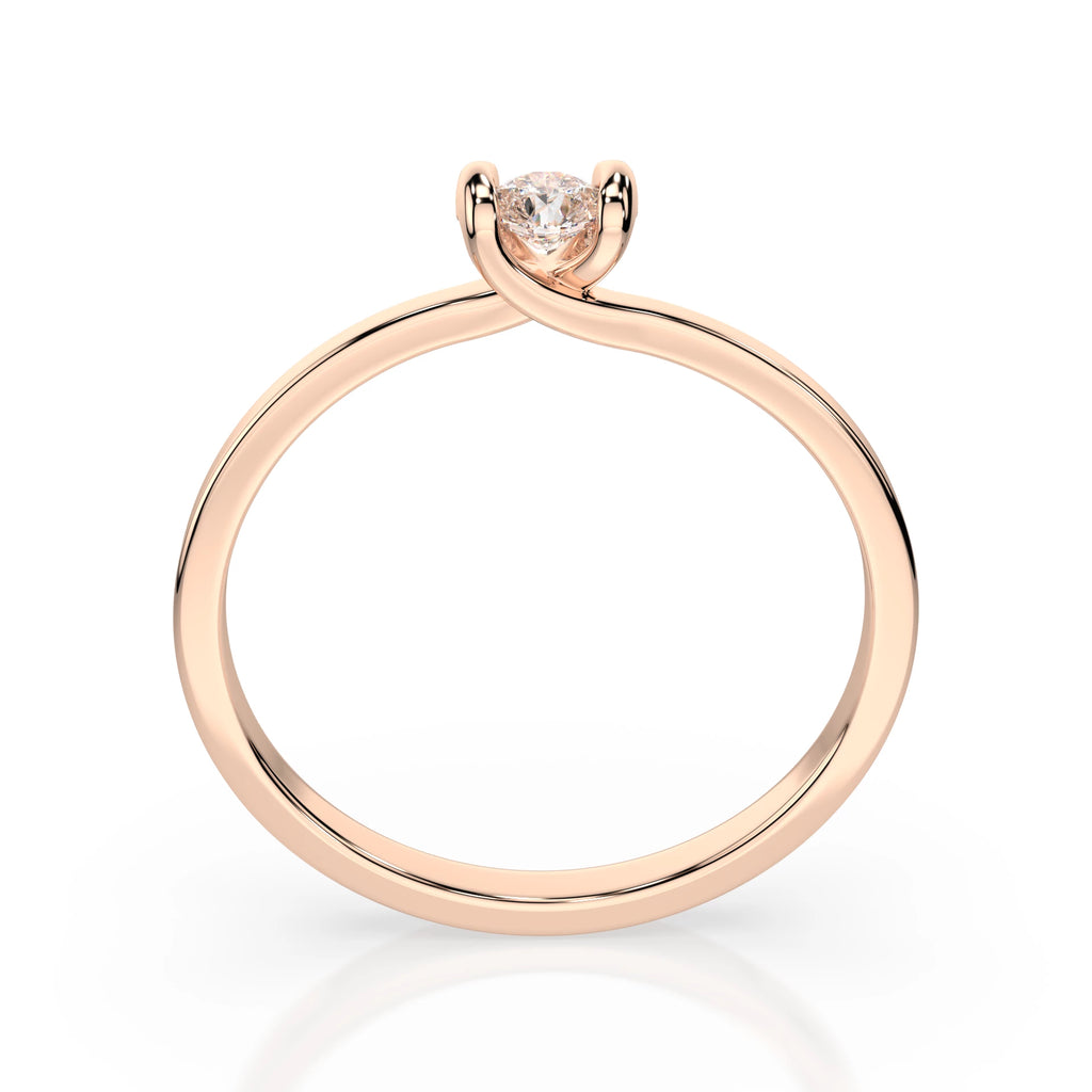 Solitaire Ring (Round), 0.3 ct — 101-10016(4.2)