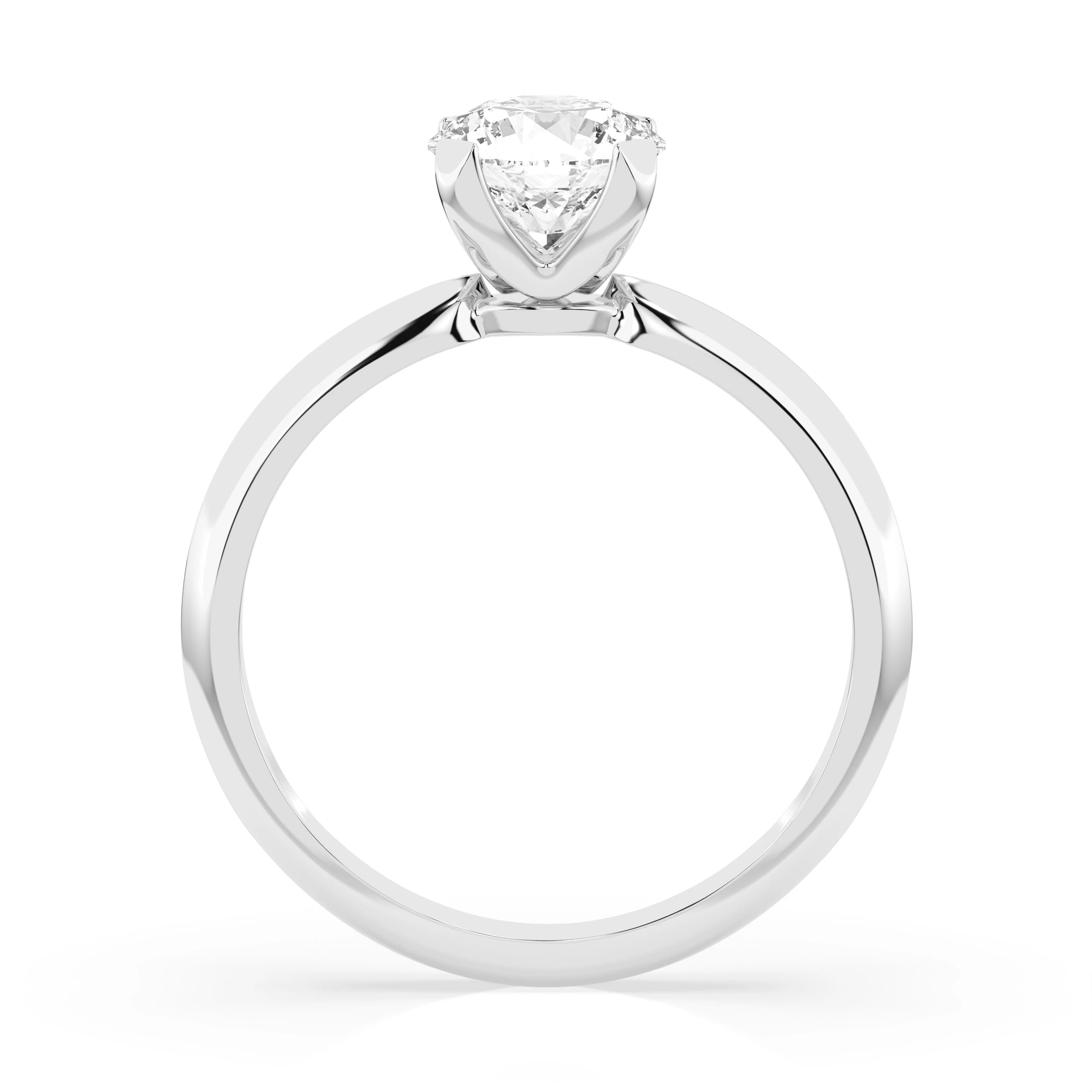 Solitaire Ring (Round), 0.5 ct — 101-10089(5.1)