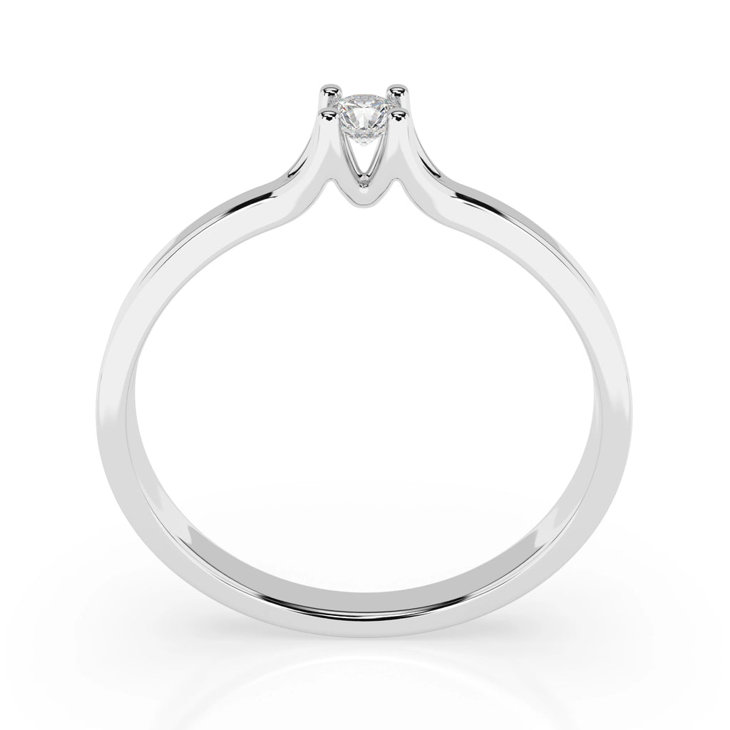 Solitaire Ring (Round), 0.06 ct — 101-10033(2.5)