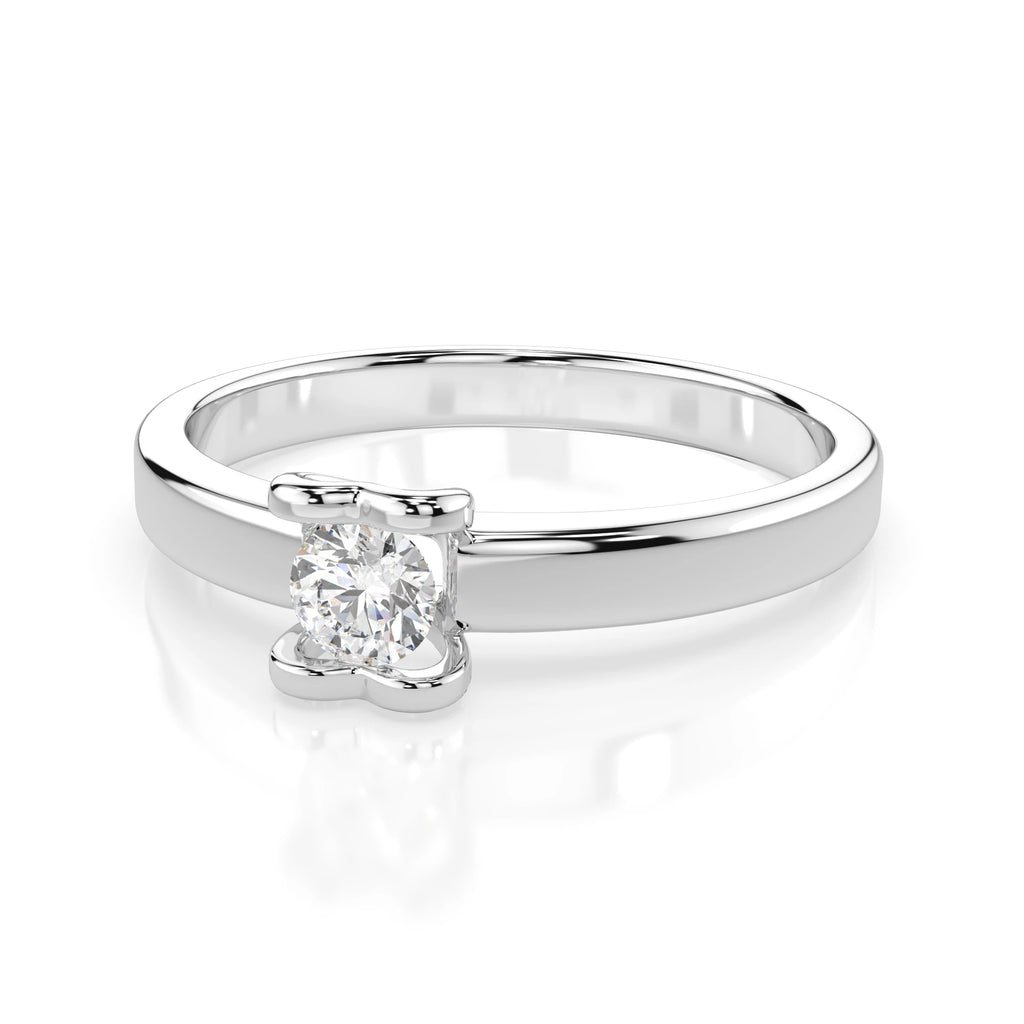 Solitaire Ring (Round), 0.15 ct — 101-10013(3.4)