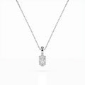 Solitaire Necklace (Oval), 0.3 ct — 104-10069(0.30)OV