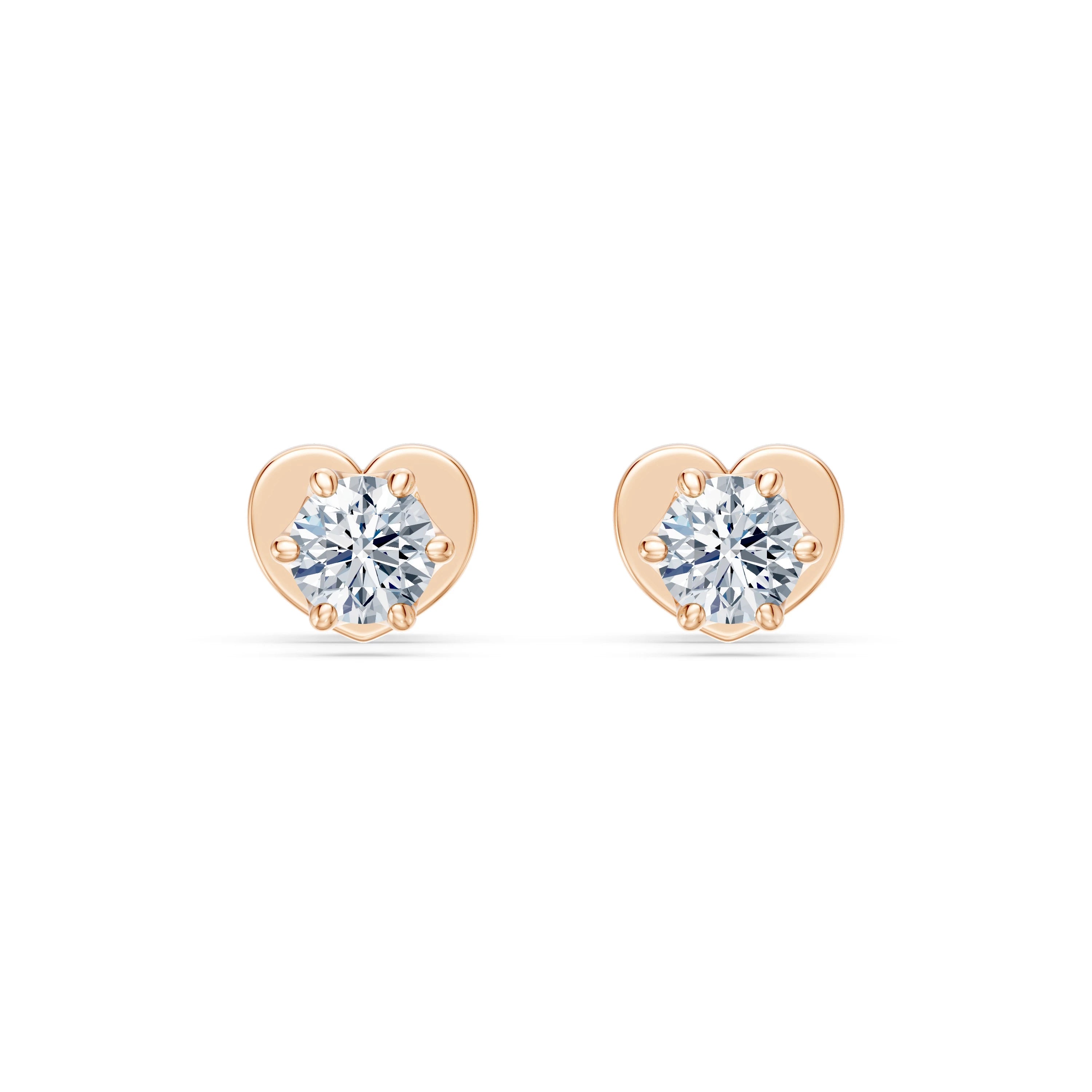 Solitaire Butterfly Earring, 0.2 ct — 102-10040/1(3.0)