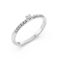 Solitaire Eternity Ring (Round), 0.07 ct — 101-10126/2(2.6)