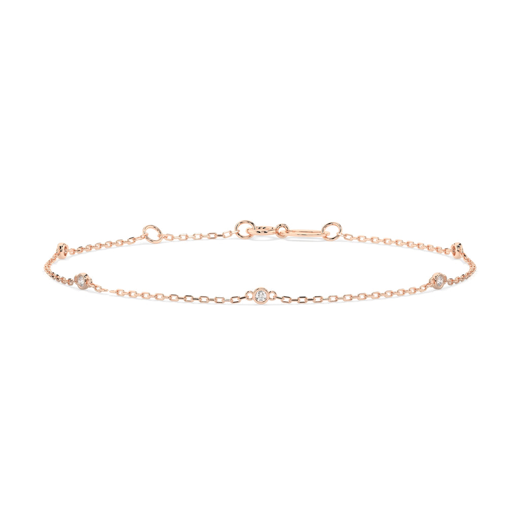 Minimalism Bracelet (Round), 0.07 ct — 105-10008/5(1.4)
