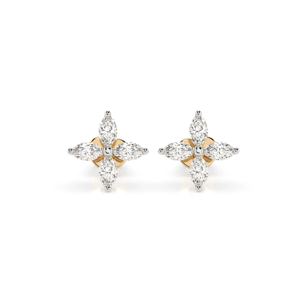 Illusion Earring (Marquise), 0.8 ct — 102-10193V1