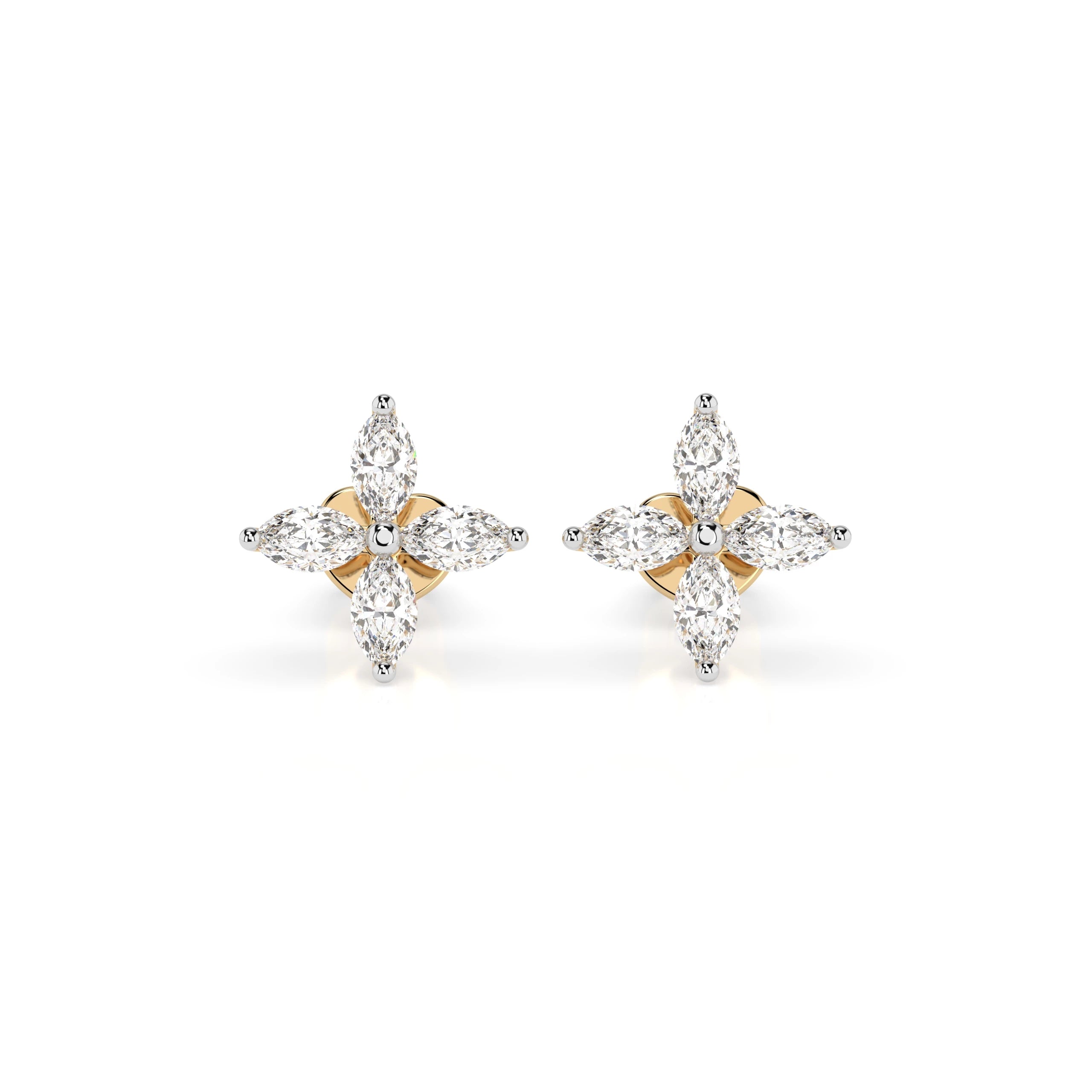 Illusion Earring (Marquise), 0.8 ct — 102-10193V1