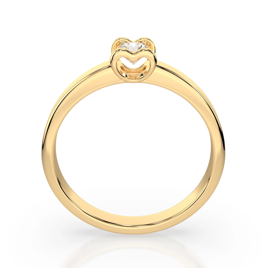 Solitaire Ring (Round), 0.15 ct — 101-10013(3.4)