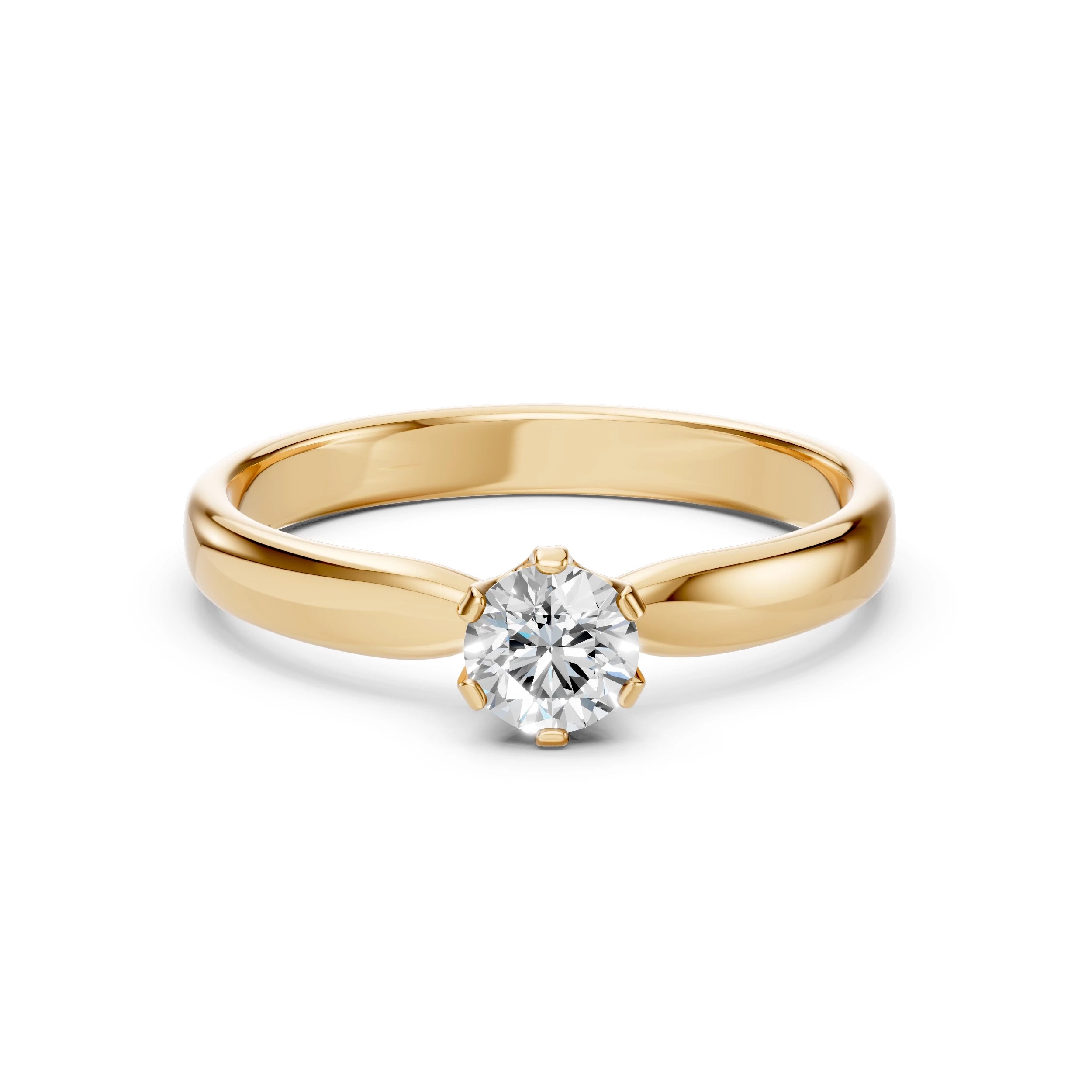 Solitaire Ring (Round), 0.45 ct — 101-10040(4.8)
