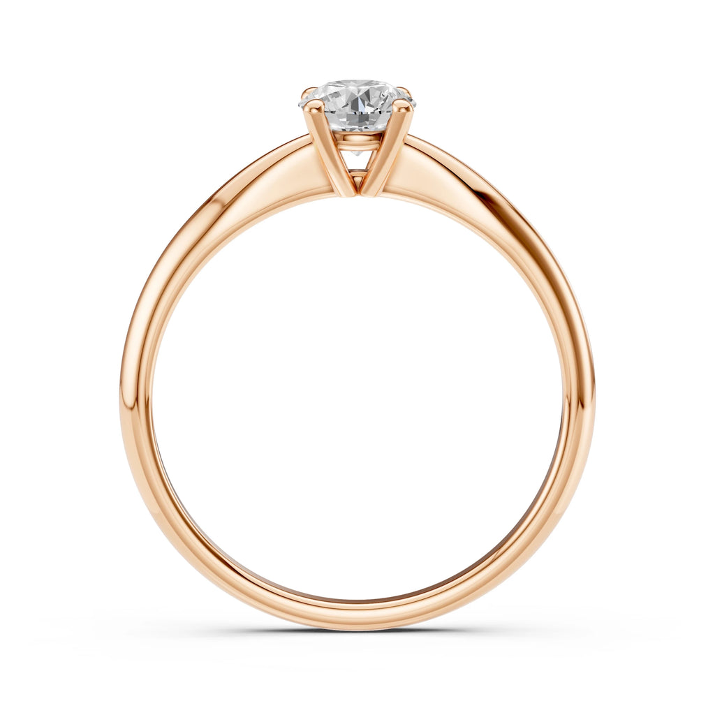 Solitaire Ring (Round), 0.5 ct — 101-10021(5.1)