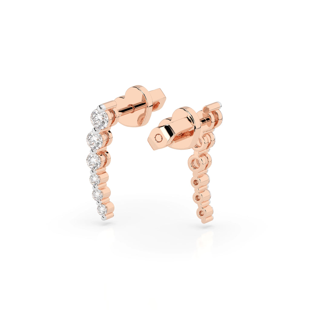 Eternity Earring (Round), 0.09 ct — 102-10030