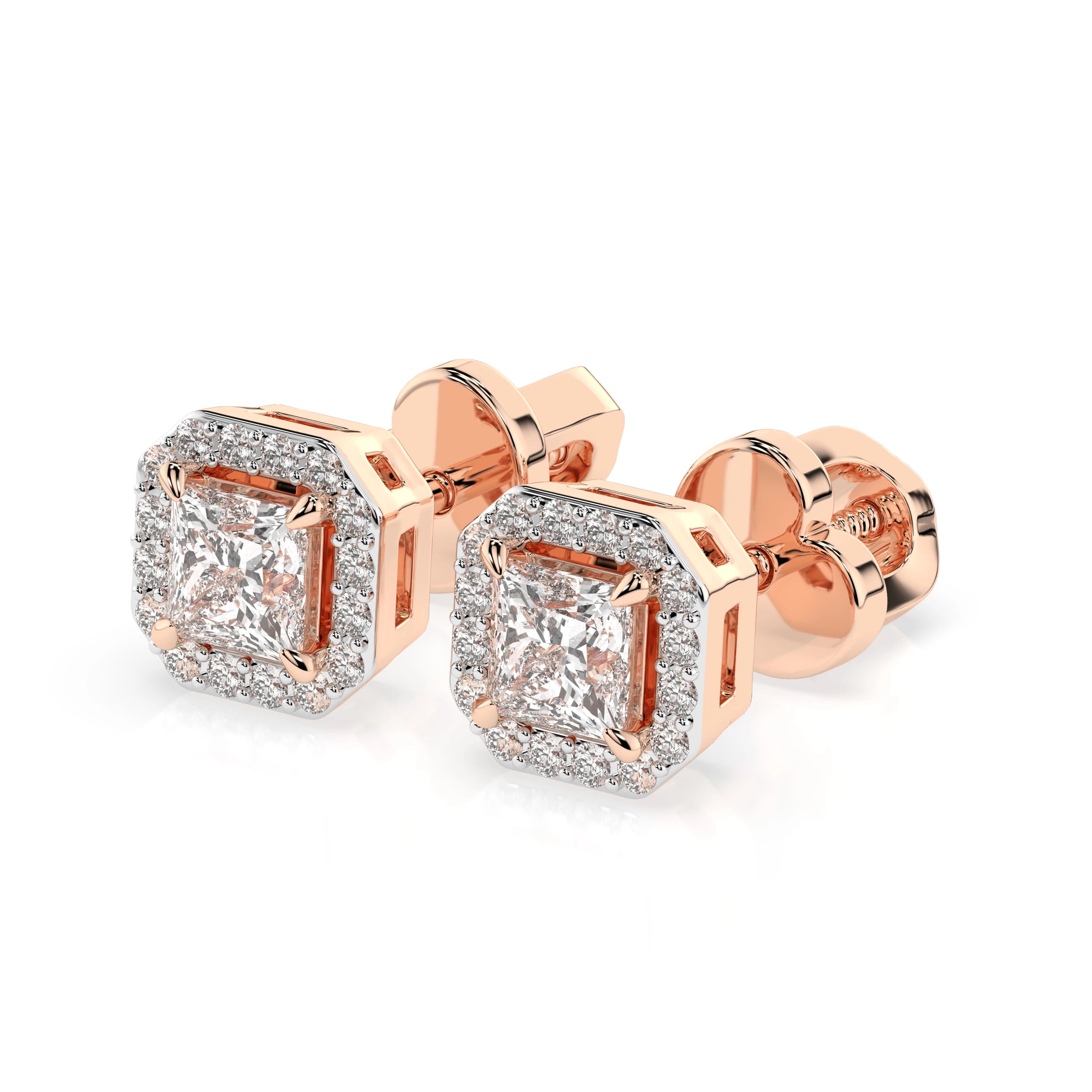Solitaire Eternity Earring (Princess), 0.34 ct — 102-10115(3.0)PR