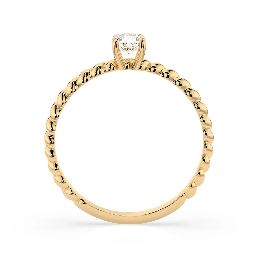 Solitaire Ring (Round), 0.3 ct — 101-10038(4.2)