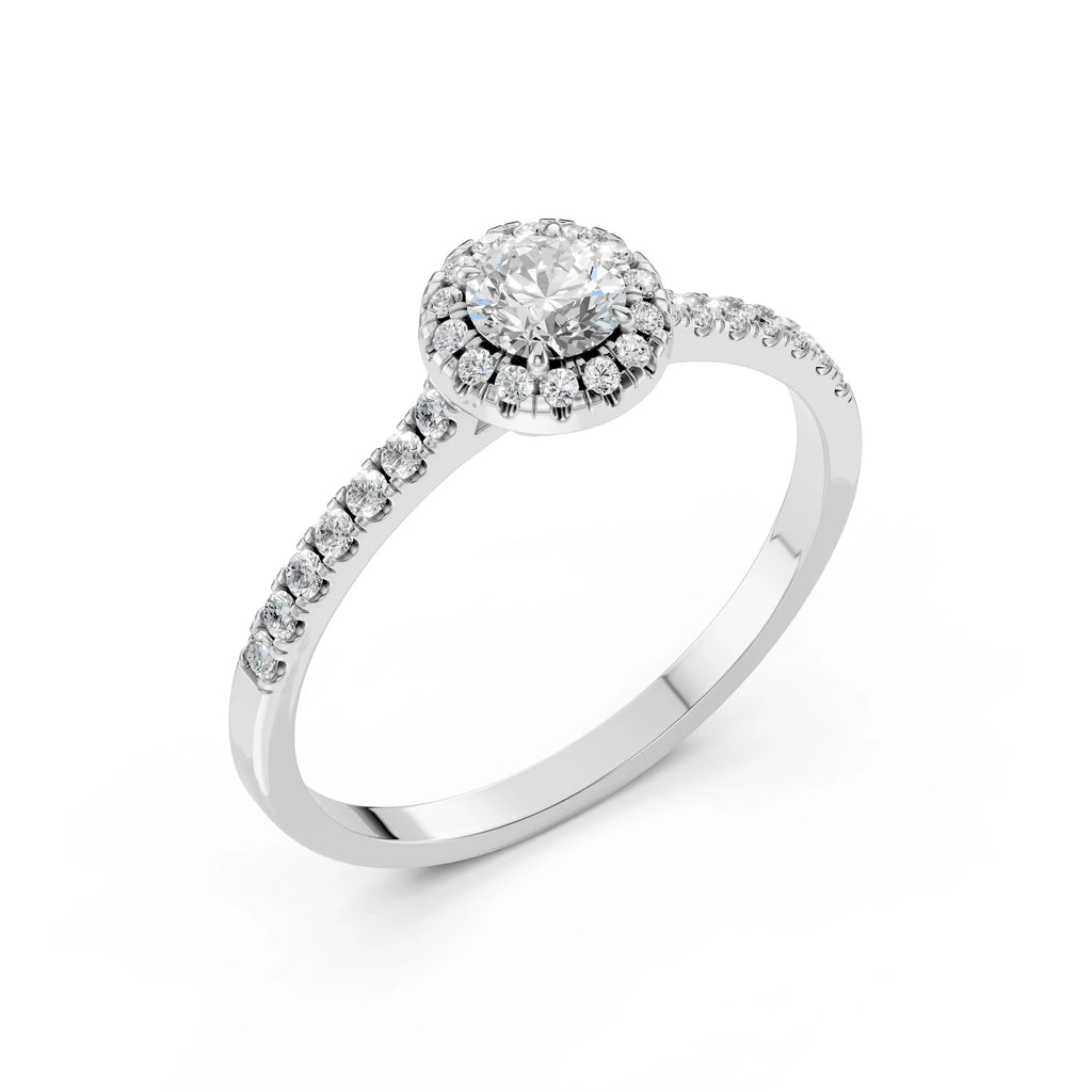 Solitaire Eternity Ring (Round), 0.35 ct — 101-10095(4.5)