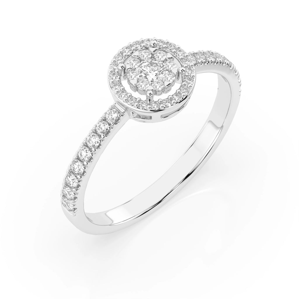 Illusion Ring (Round), 0.03 ct — 101-10018(2.0)