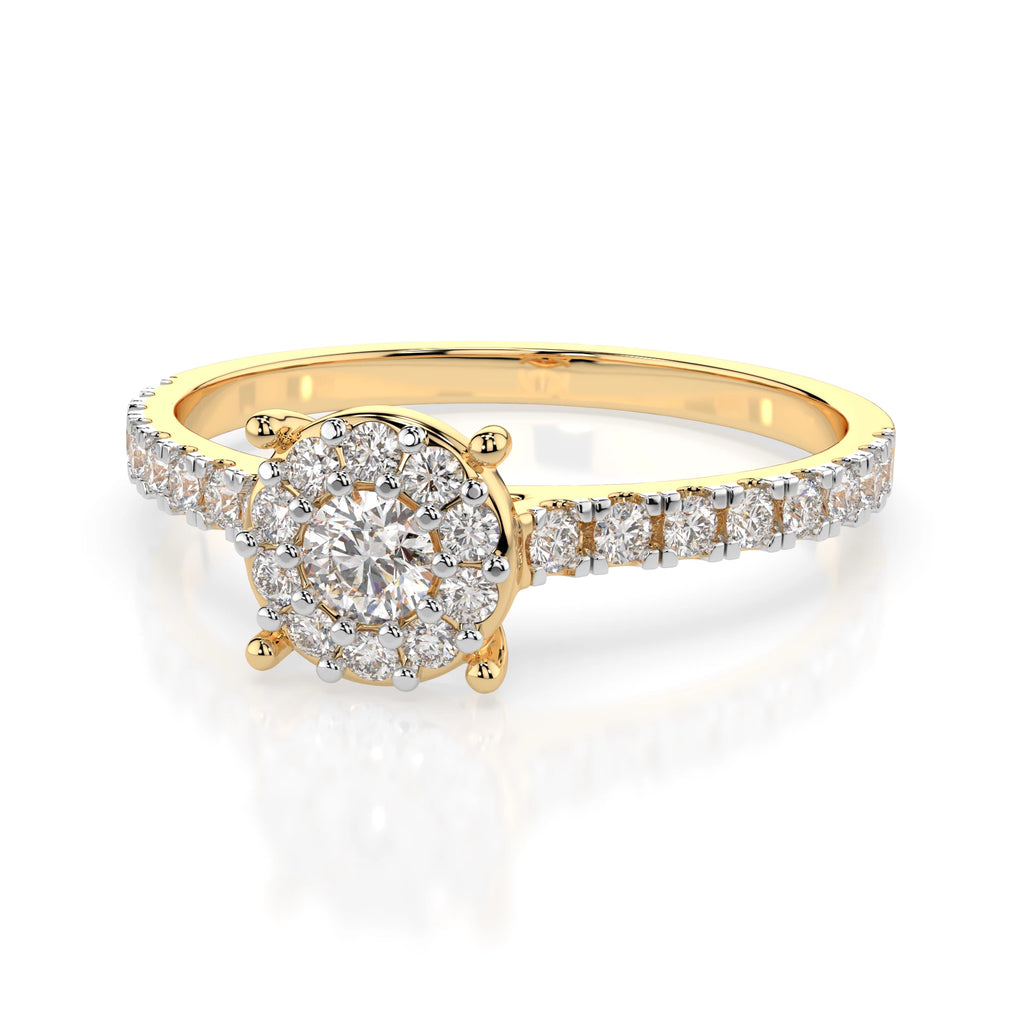 Solitaire Eternity Ring (Round), 0.15 ct — 101-10017(3.4)