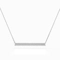 Minimalism Necklace (Round), 0.12 ct — 104-10024