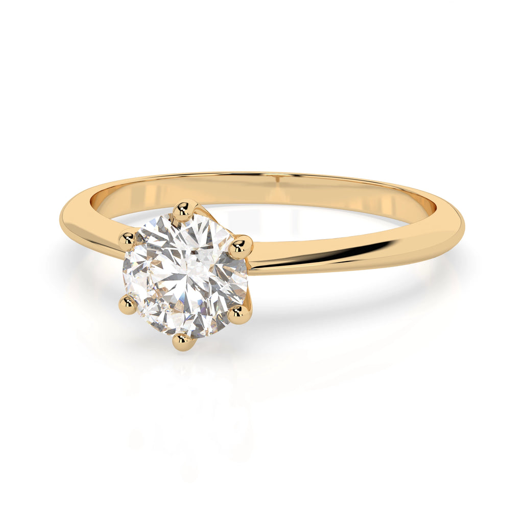 Solitaire Ring (Round), 0.3 ct — 101-10027(4.2)