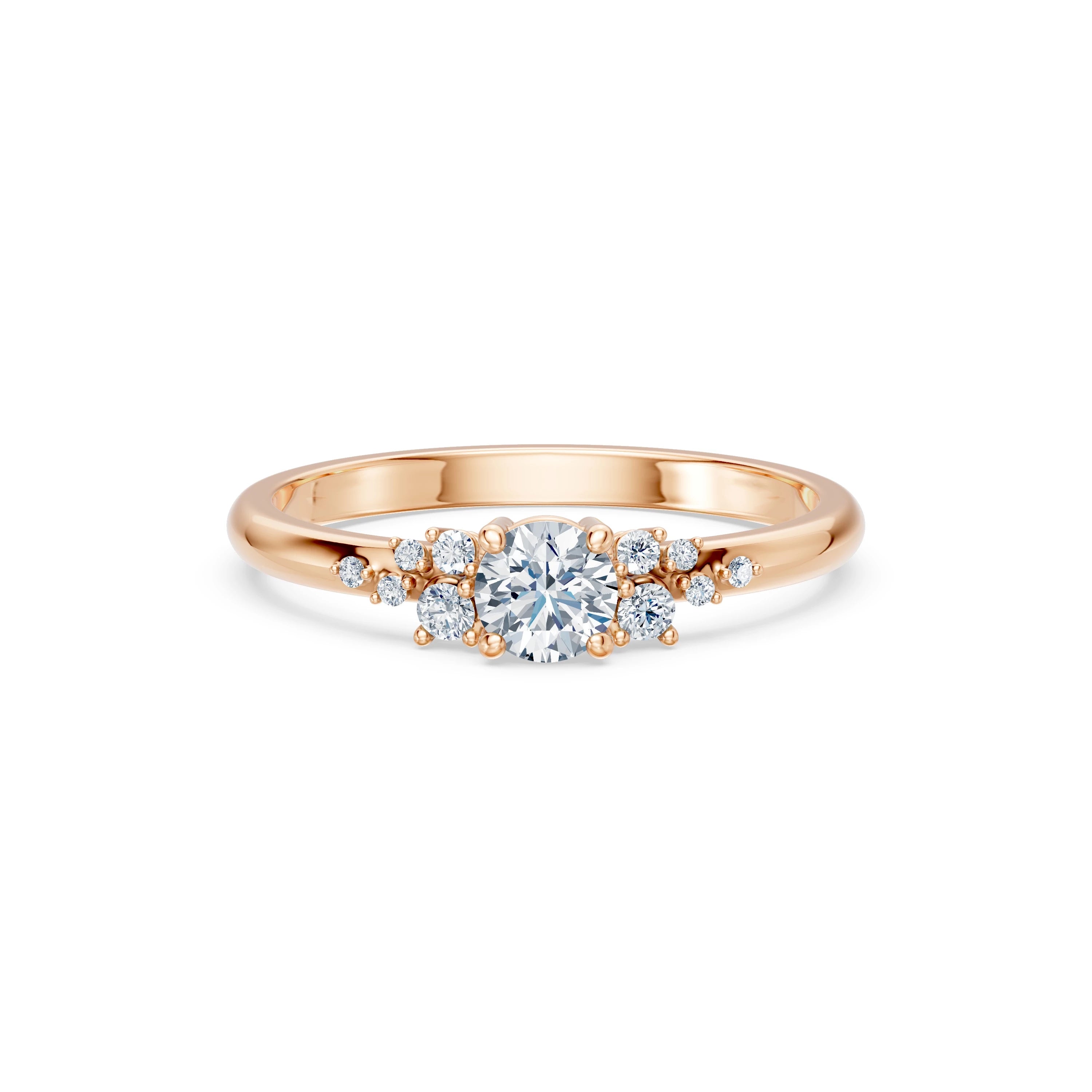 Solitaire Eternity Ring, 0.35 ct — 101-10140(4.5)