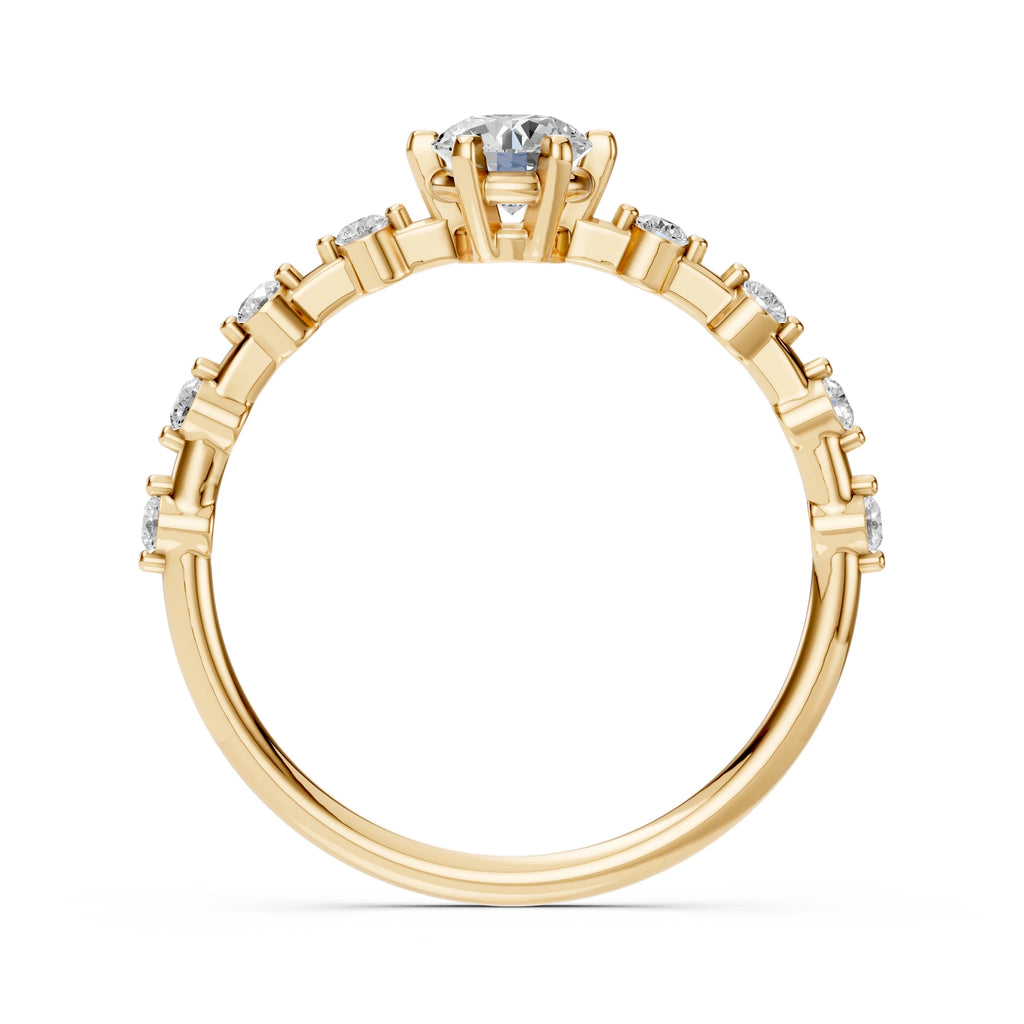 Solitaire Eternity Ring (Round), 0.4 ct — 101-10144(4.7)