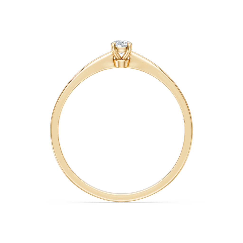 Solitaire Ring, 0.1 ct — 101-10116(3.0)