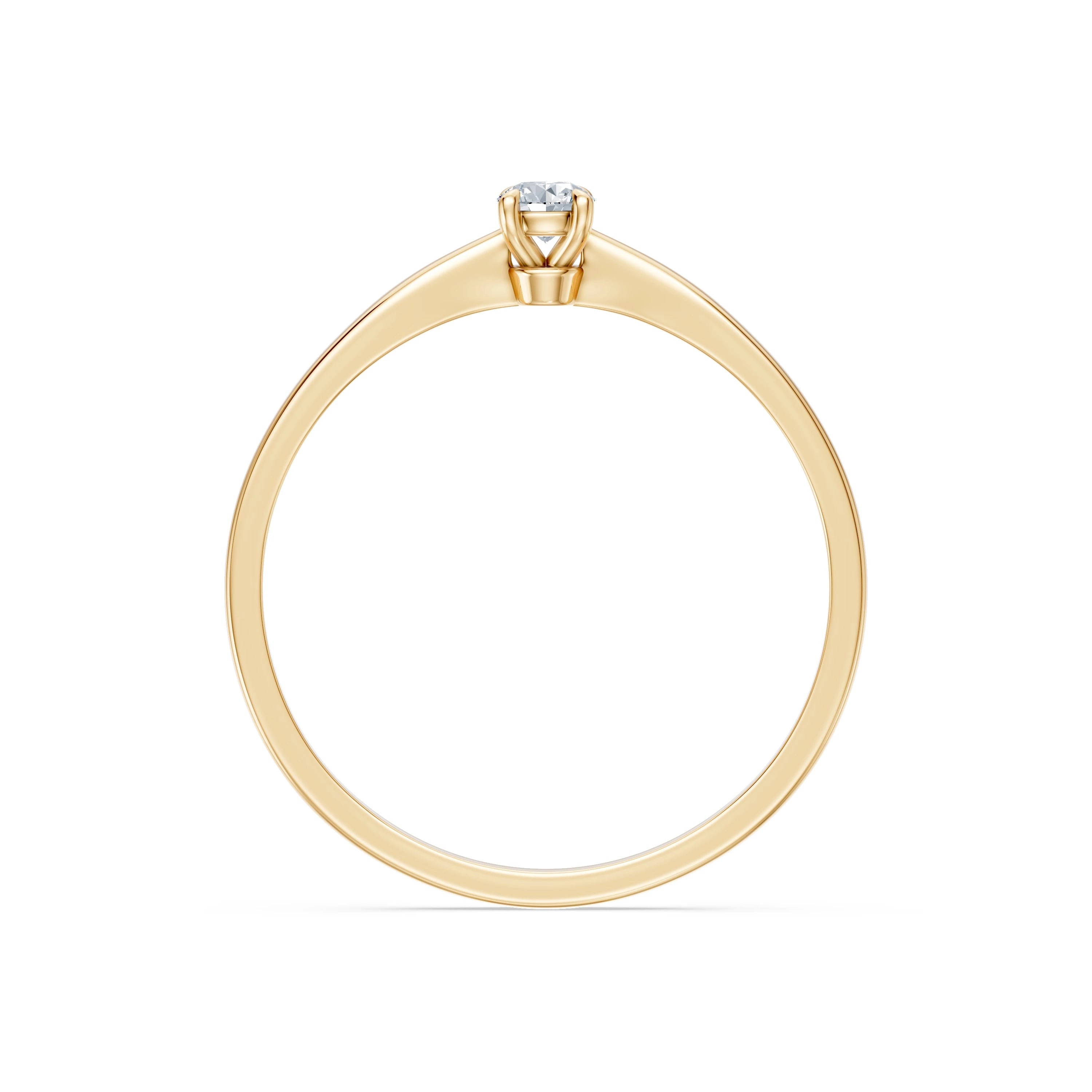 Solitaire Ring, 0.1 ct — 101-10116(3.0)