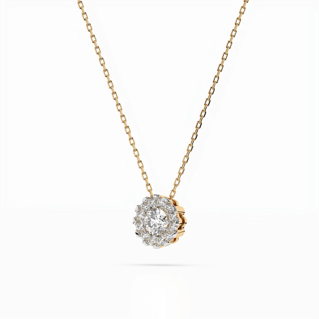 Solitaire Eternity Necklace (Round), 0.1 ct — 104-10044(3.0)