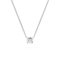 Solitaire Necklace (Round), 0.1 ct — 104-10040(3.0)