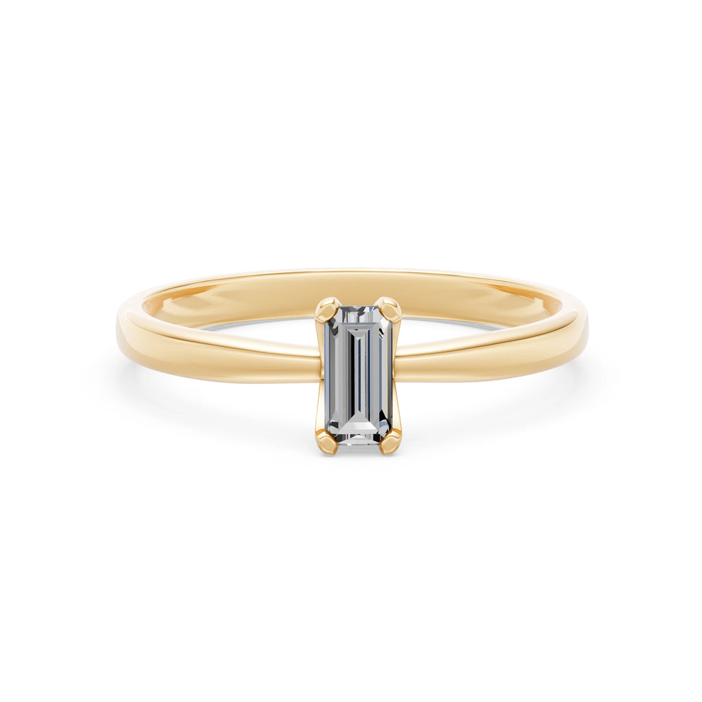 Solitaire Ring, 0.3 ct — 101-10194(0.30)BAQ