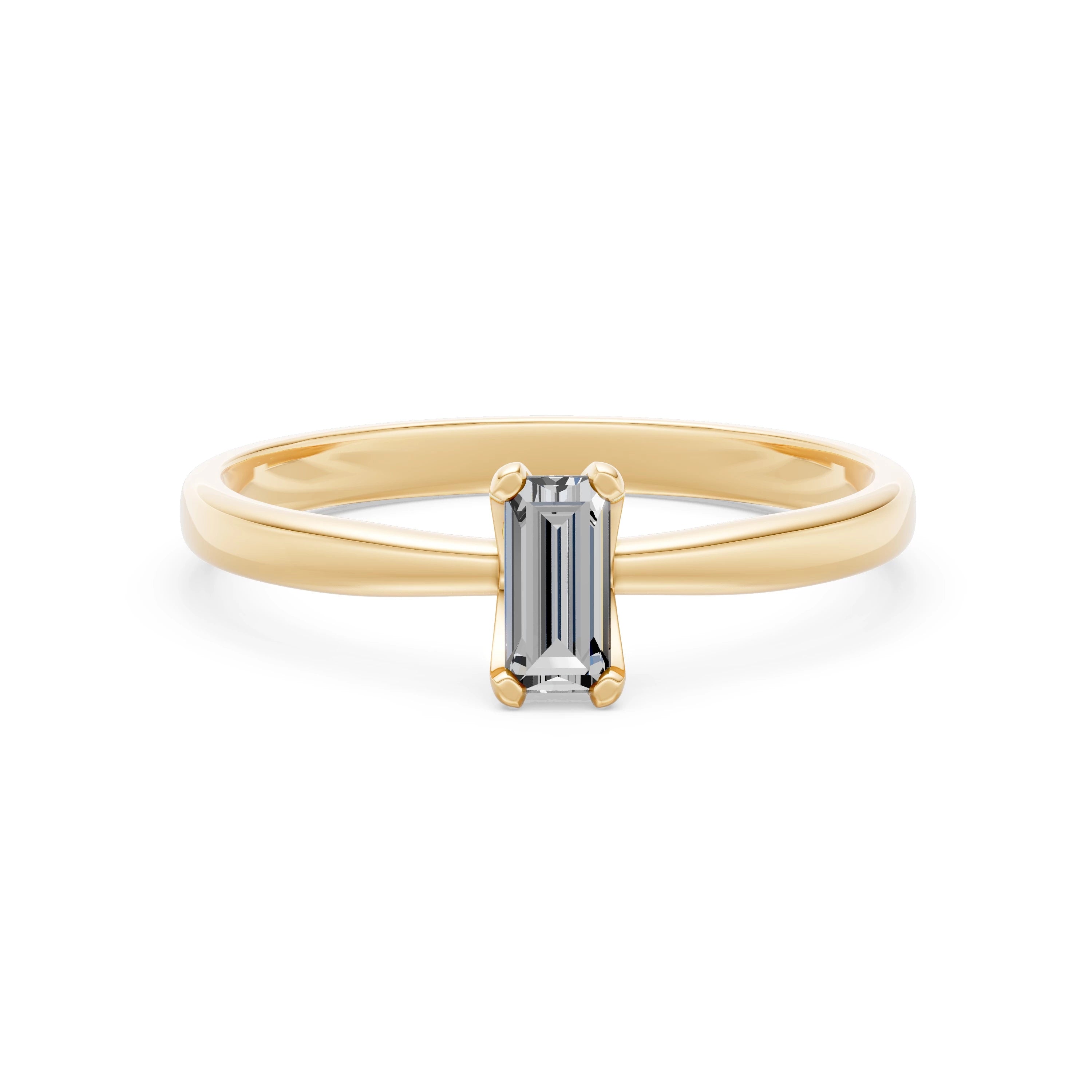 Solitaire Ring, 0.3 ct — 101-10194(0.30)BAQ