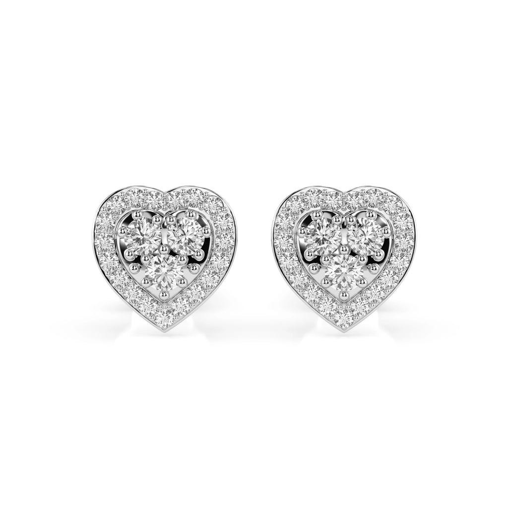 Illusion Earring (Round), 0.17 ct — 102-10096