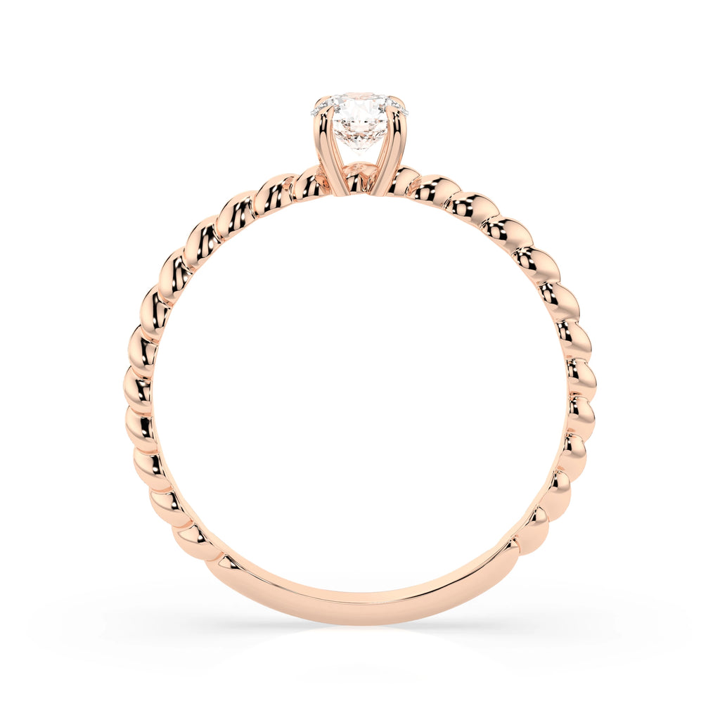 Solitaire Ring (Round), 0.3 ct — 101-10038(4.2)