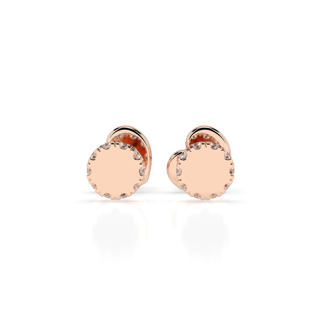Minimalism Earring (Round), 0.1 ct — 102-10029