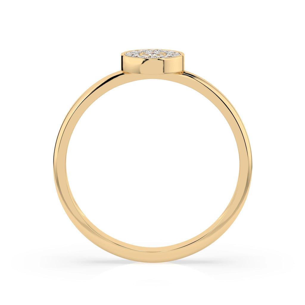 Illusion Ring (Round), 0.07 ct — 101-10075