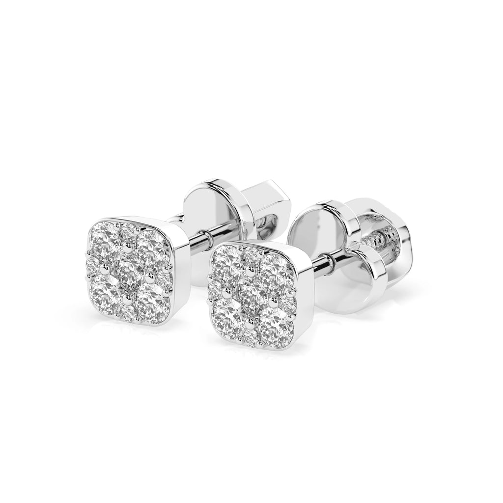 Illusion Earring (Round), 0.06 ct — 102-10107