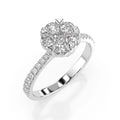 Illusion Ring (Round), 0.15 ct — 101-10015/4(3.4)