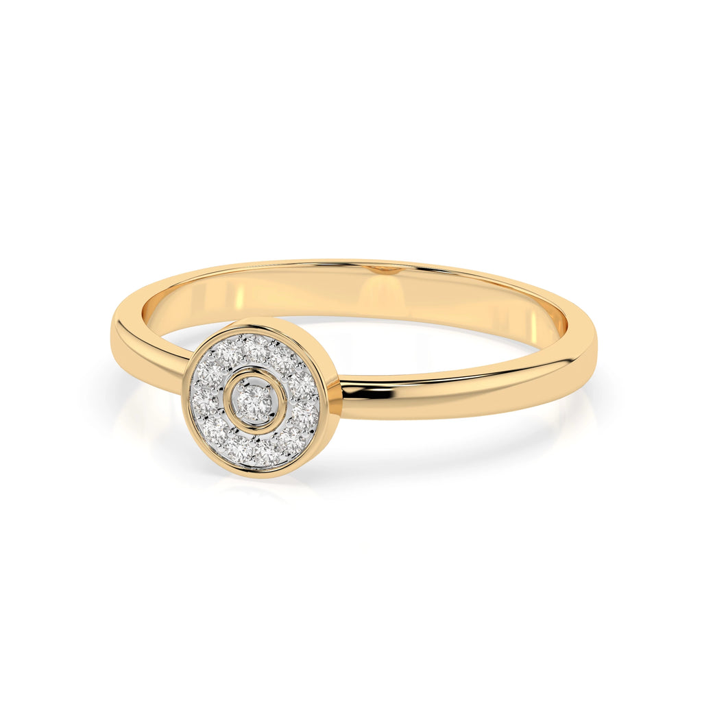 Illusion Ring (Round), 0.07 ct — 101-10075