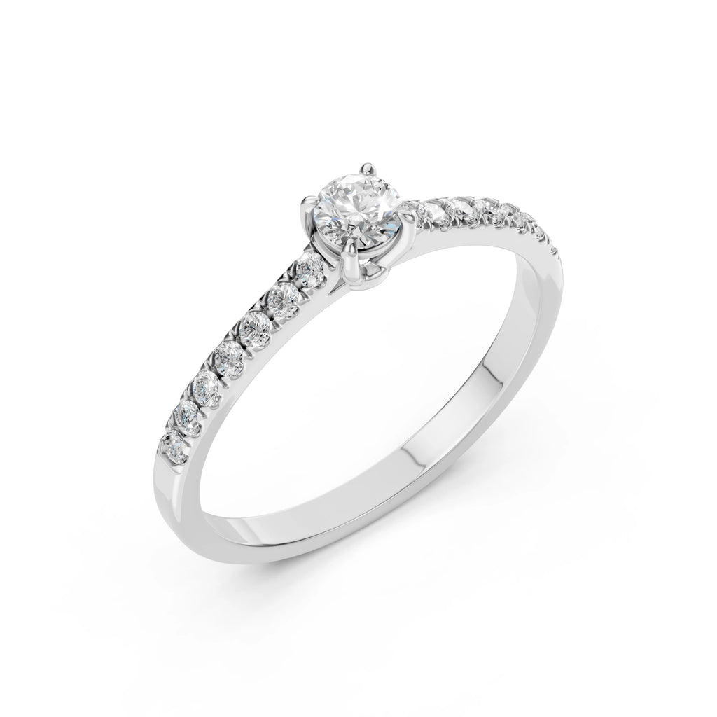 Solitaire Eternity Ring (Round), 0.3 ct — 101-10094(4.2)